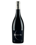 Wine bottle with 'Orbite' label on a white background